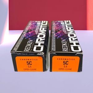 Redken Chromatics 2 Tubes Permanent Ammonia-free Hair Color Light Copper Brown